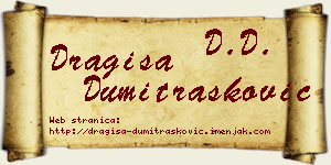 Dragiša Dumitrašković vizit kartica